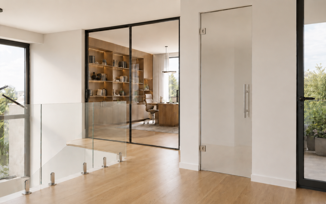 Soluciones en vidrio templado y laminado para arquitectura, interiorismo y barandillas transparentes